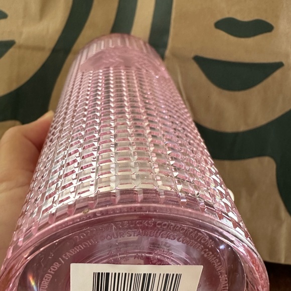 Starbucks Tumbler Pink Grid - Venti 24oz - Summer 2023 - Picture 4 of 4